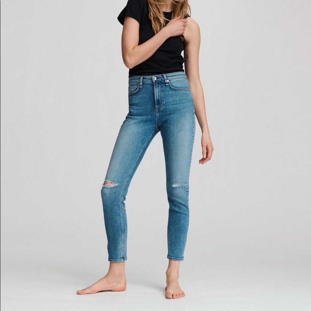 Rag & Bone Distressed Skinny Jean size 24